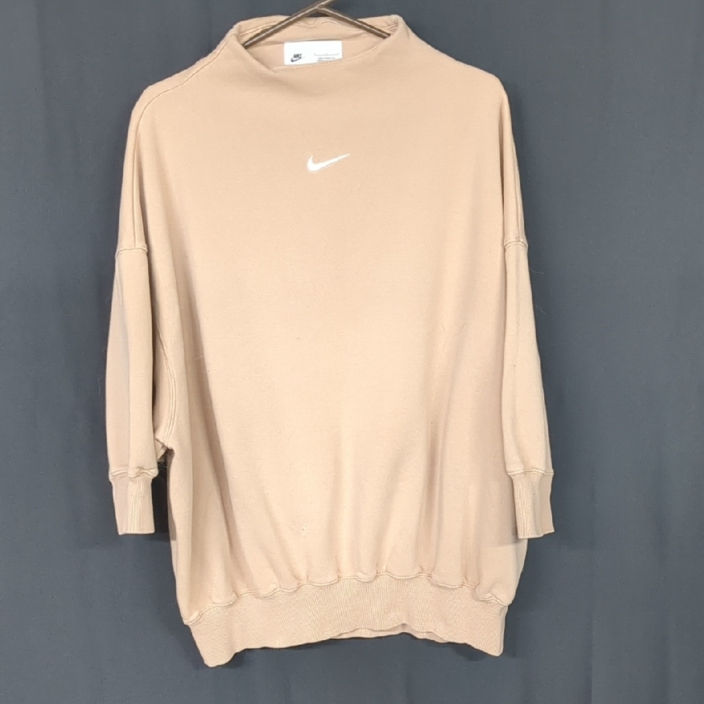 Nike Women's Cowl Neck Sweater in Beige